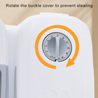 Automatic Pet Feeder - Gravity Food & Water Dispenser with Stainless Steel Bowl