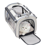 Transparent Pet Carrier Backpack - Breathable Travel Bag for Cats & Small Dogs