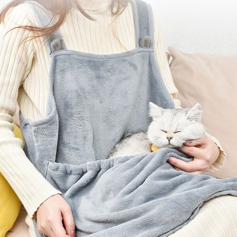 Cat Apron - Soft Plush Anti-Grab Camisole for Cats