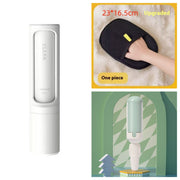 2-1 Reusable Pet Hair Remover Brush Lint Roller Portable Effective Self Cleaning Tool for Cat Dog Fur Hair Dust Removal Brush