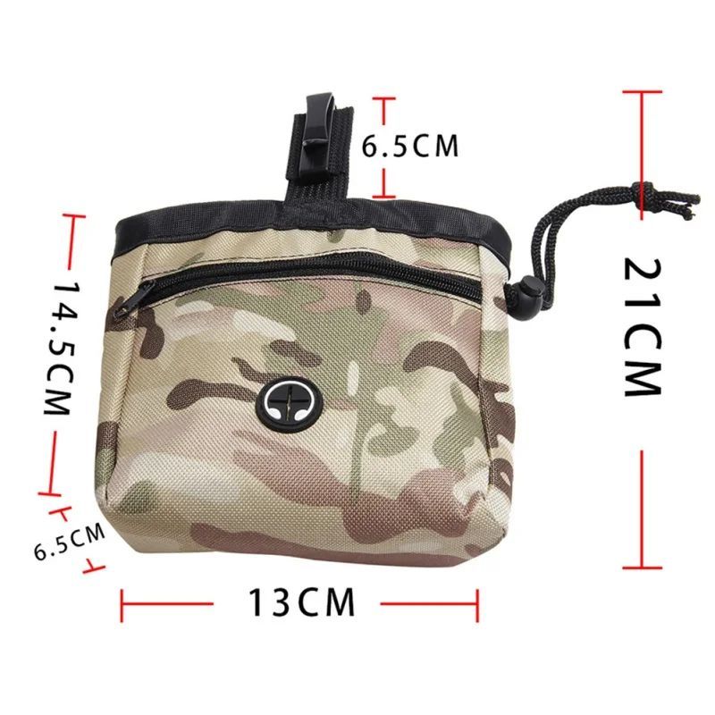 Dog Training Treat Bag – Portable Reward Pouch with Waist Clip & Mesh Pockets