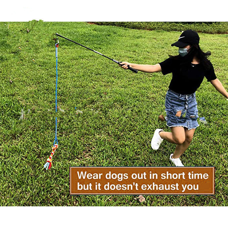 Dog Teaser Rope Toy - Interactive Cotton Rope for Training & Play