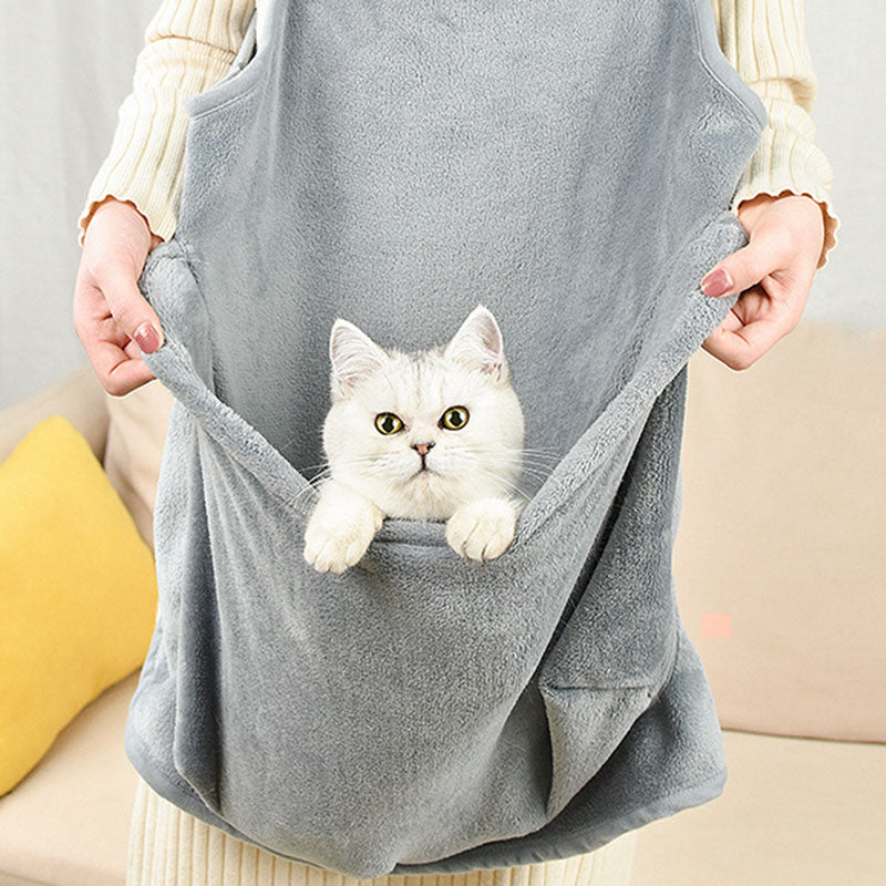 Cat Apron - Soft Plush Anti-Grab Camisole for Cats