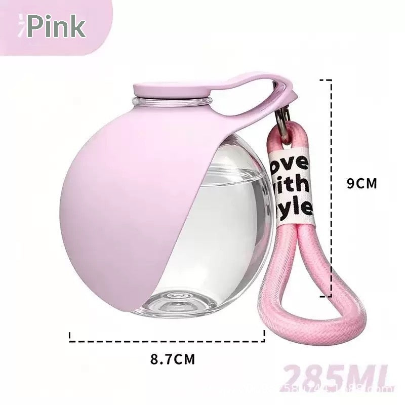 Creative Portable Outdoor Pet Stainless Steel Water Cup Small Dog Water Bottle Convenient Dog Drink Dispenser Puppy Travel Portable Water Bowl Pet Products