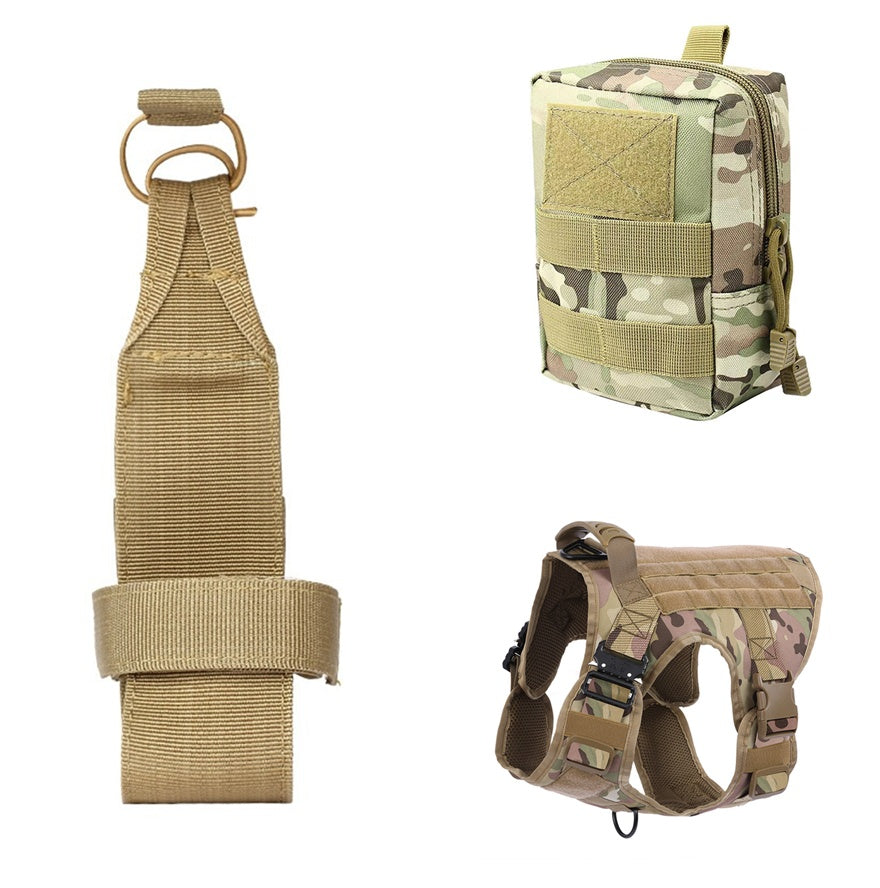 Tactical Dog Vest - Quick-Release Outdoor Training Harness with Handle