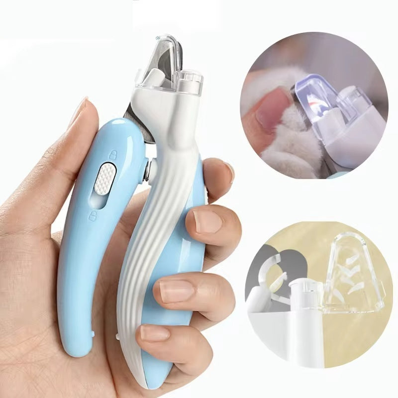 LED Pet Nail Clippers & Electric Grinder - 2-in-1 Grooming Tool