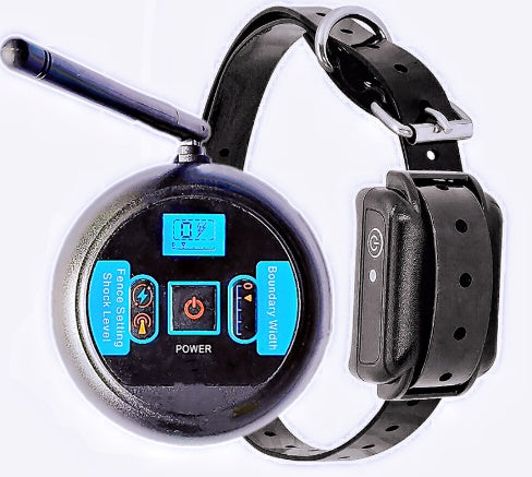 Wireless Pet Fence - Electric Training Collar with Adjustable Boundary