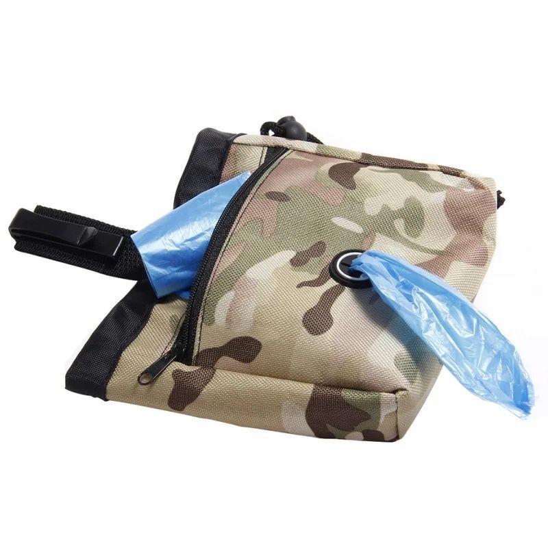 Dog Training Treat Bag – Portable Reward Pouch with Waist Clip & Mesh Pockets