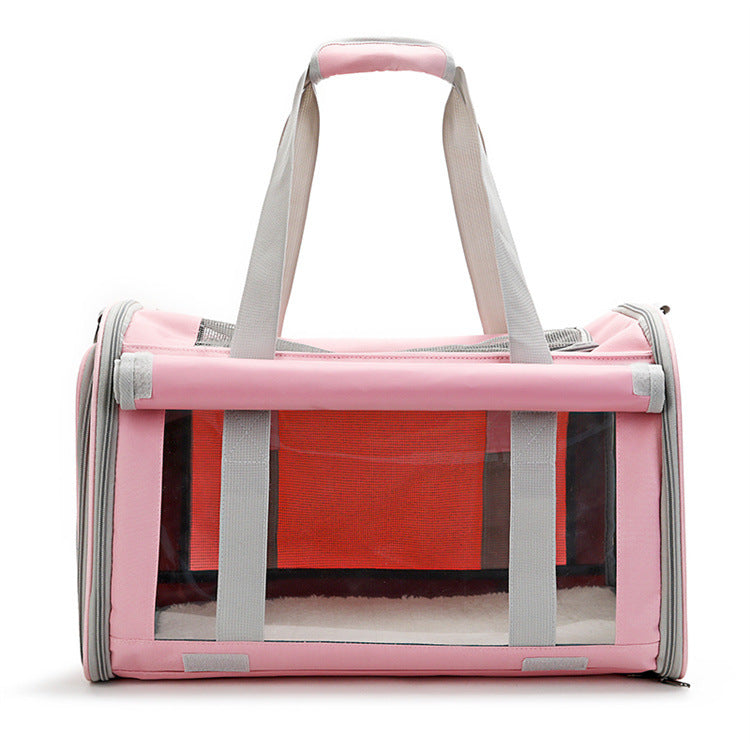 Transparent Pet Carrier Backpack - Breathable Travel Bag for Cats & Small Dogs