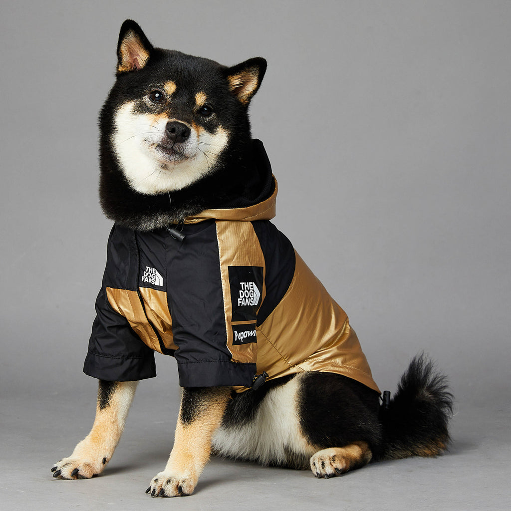 Dog Raincoat - Waterproof Jacket for Large Dogs with Reflective Trim