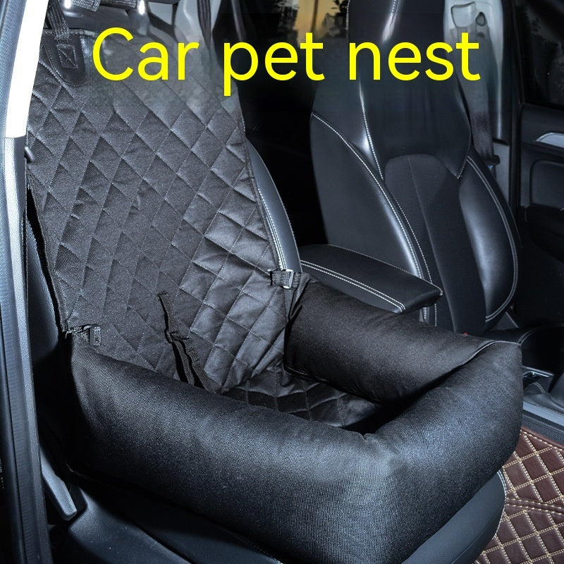Pet Car Travel Cushion - Portable Dog Toilet & Backseat Protector