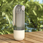 2-in-1 Portable Dog Water Bottle - Segmented Design Travel Feeder