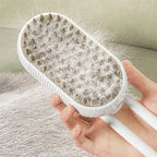 3-in-1 Electric Steam Pet Brush - Spray Grooming & Massage Comb