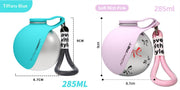 Creative Portable Outdoor Pet Stainless Steel Water Cup Small Dog Water Bottle Convenient Dog Drink Dispenser Puppy Travel Portable Water Bowl Pet Products
